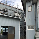 くさび式足場　砺波市　車庫改修工事